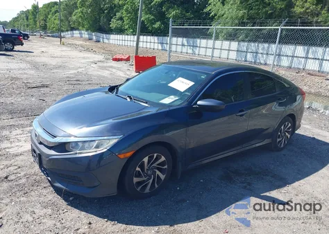 2016 Honda Civic Ex из США, поврежденный, VIN 19XFC2F77GE097359